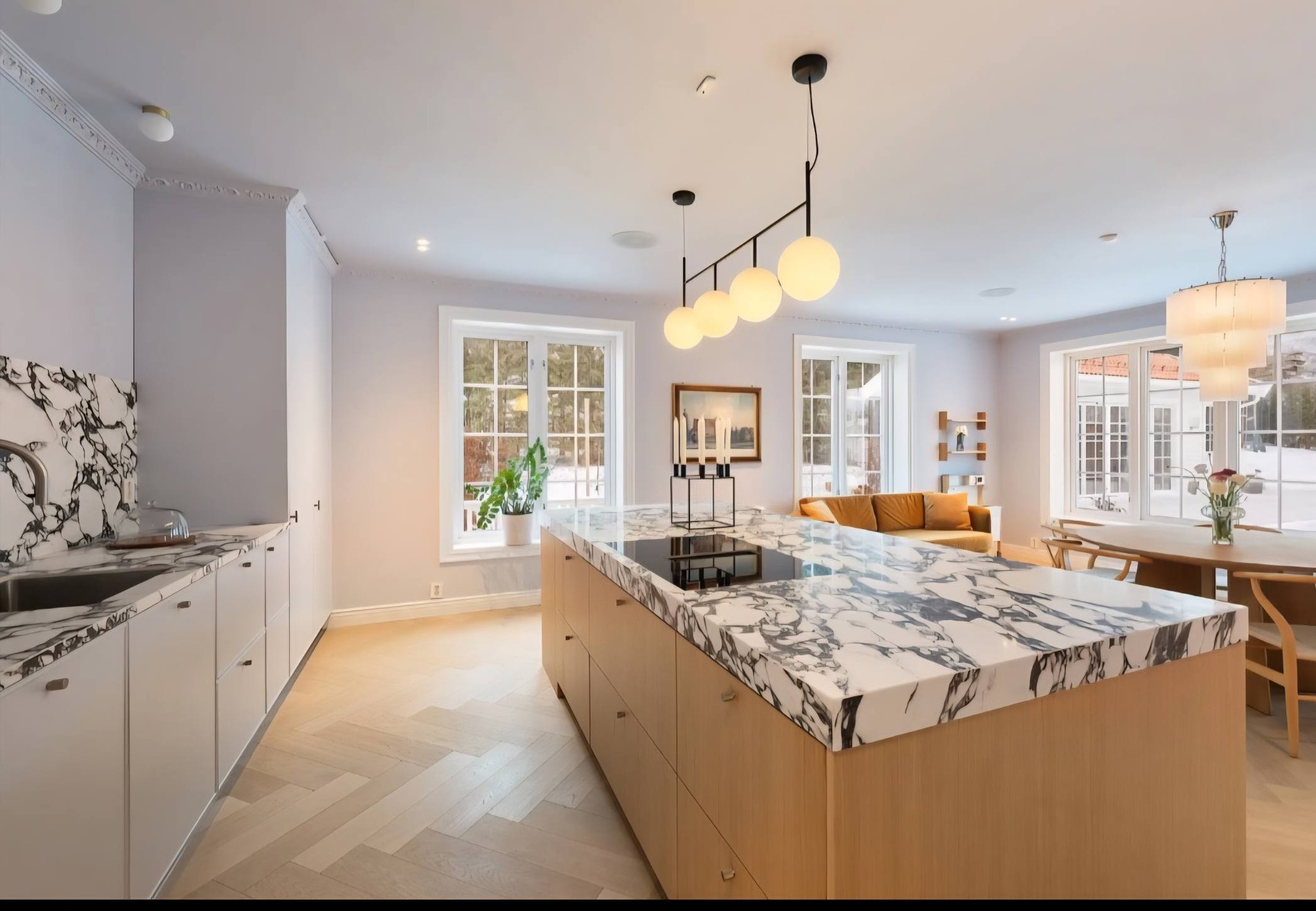 Moderne klassisk kjøkken - Bilde 2