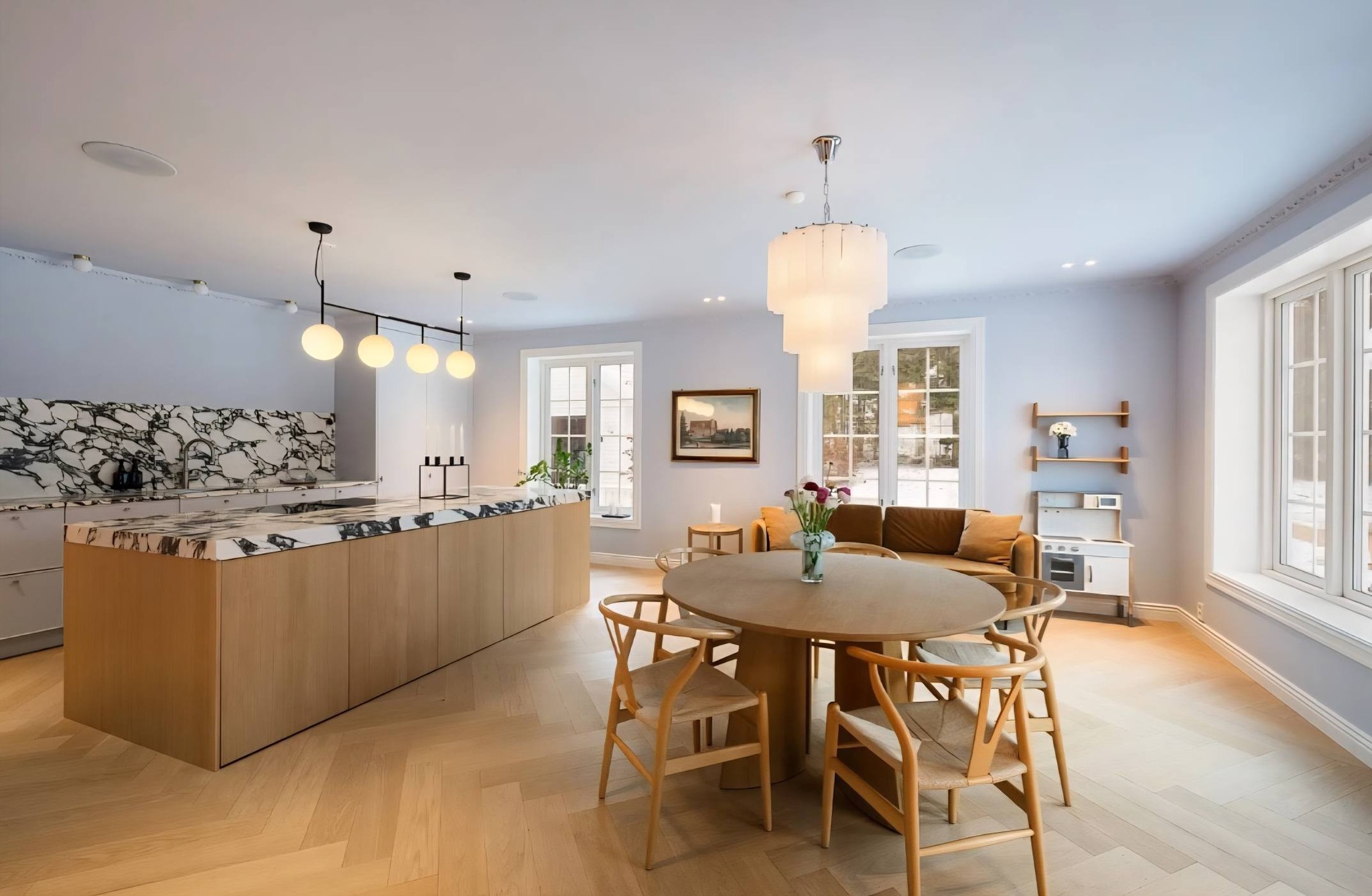 Moderne klassisk kjøkken